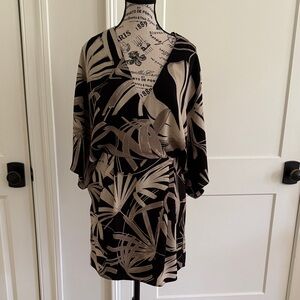 Elegant Black and Cream Women's Dress